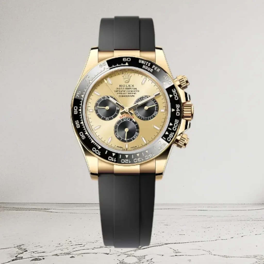 rolex cosmograph daytona automatic 18k yellow gold men's watch m126538tbr-0004 super clone